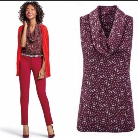 Cabi Houndstooth Print Career‎ Top | XS - Picture 1 of 7